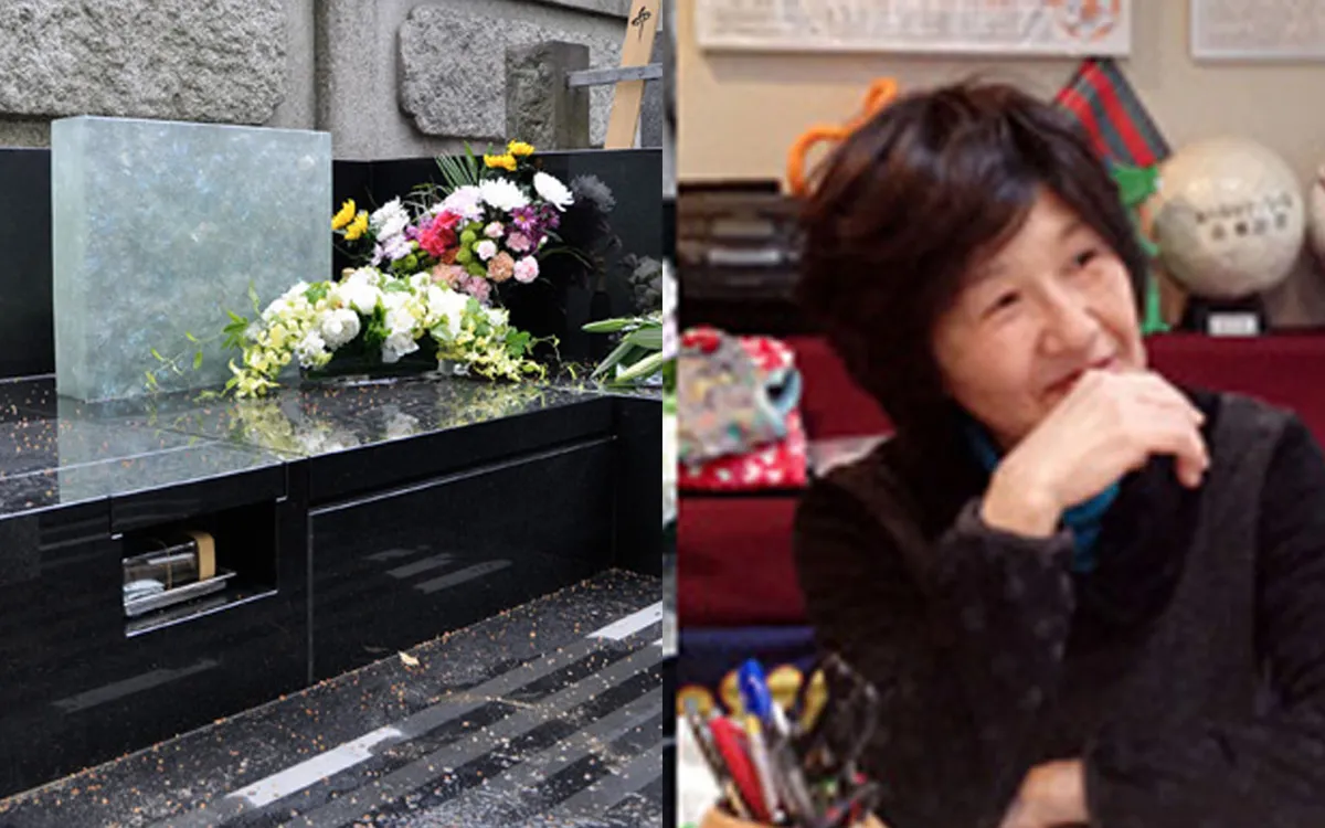 夫の為のお墓デザイン