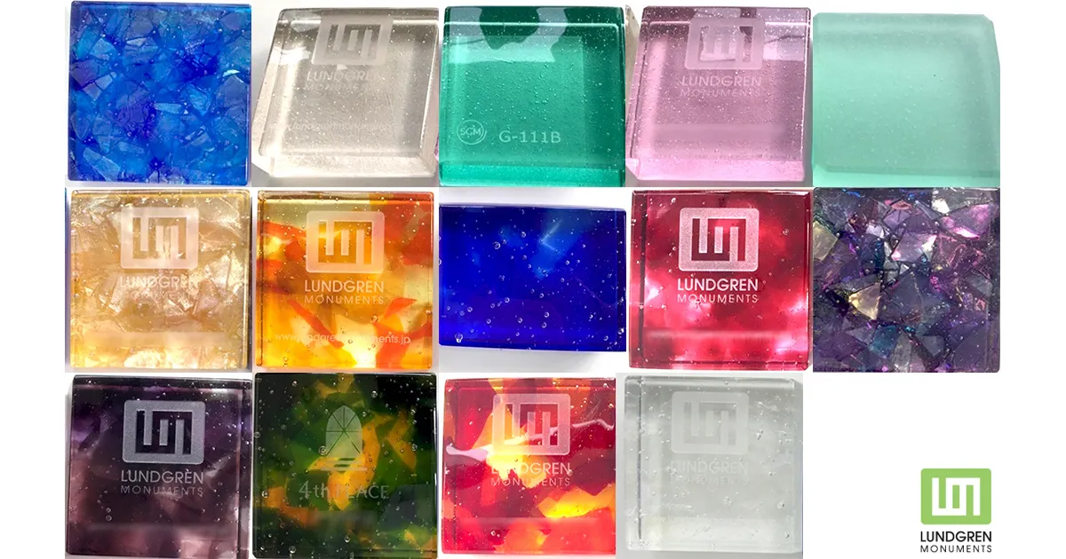 宝石のように輝くアートガラスのお墓 “光り墓（ひかりぼ）” の新色を発表 −神秘的なカラーが新色として登場　１３色から選べるガラス墓石へ−